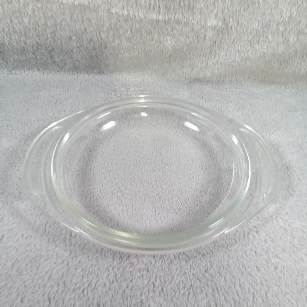 Pyrex 682-C Clear Glass Round Casserole Replacement Lid with Handles 7.5 Inch